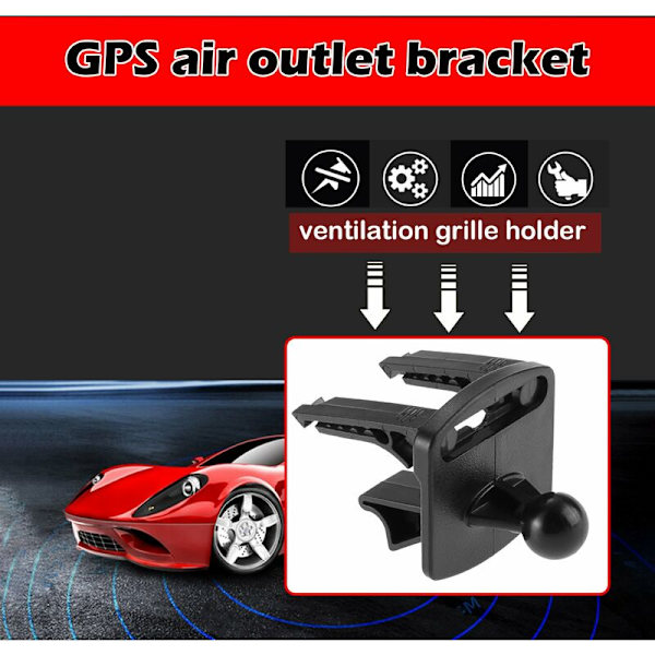 GPS-fäste för luftventilationsgaller för Nuvi NEW