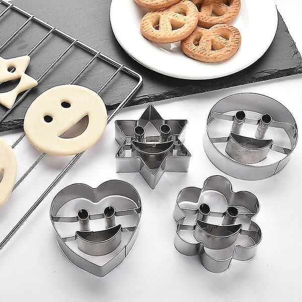 Smiley Face Cookieform i rustfrit stål