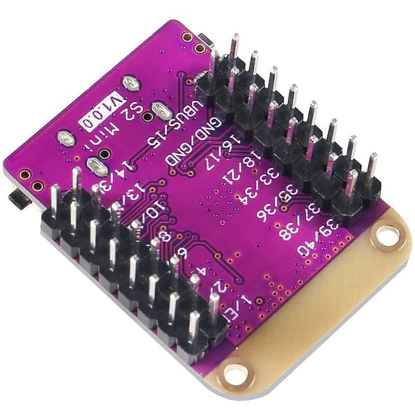 4 stk ESP32 S2 Mini V1.0.0 WiFi IOT-kort basert på ESP32-S2FN4R2 ESP32-S2 4MB Flash 2MB PSRAM MicroPython