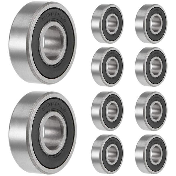 10 st 6000-2RS Gummiförseglade Spårkullager 10x26x8mm Spårkullager 6000-2RS
