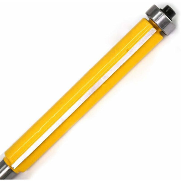 Puutyöstökoneen jyrsinkärki, erittäin pitkä terä, suora kärki - 76,2 mm, 8 mm varrella