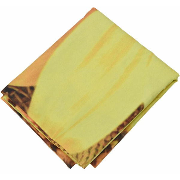 130X150Cm Koristeellinen Seinävaate Polyester Auringonkukka Kuvio Rantapyyhe Muoti Sohva Seinäkoriste Keltainen