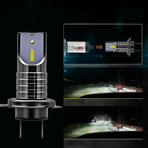H7 LED-hovedlyskonverteringssett 110w 30000lm for bil Canbus 6000k