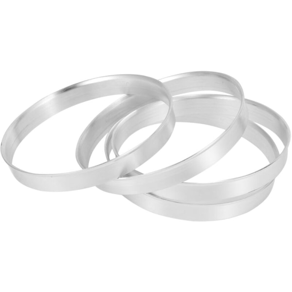 4 x Universal Aluminium Navring Hjulspacere 74.1mm O/D 72.6mm I/D