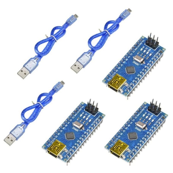 CH340 Kompatibel med USB-kabel Ersätter FT232RL ISP CH3 Mini Controller 3st