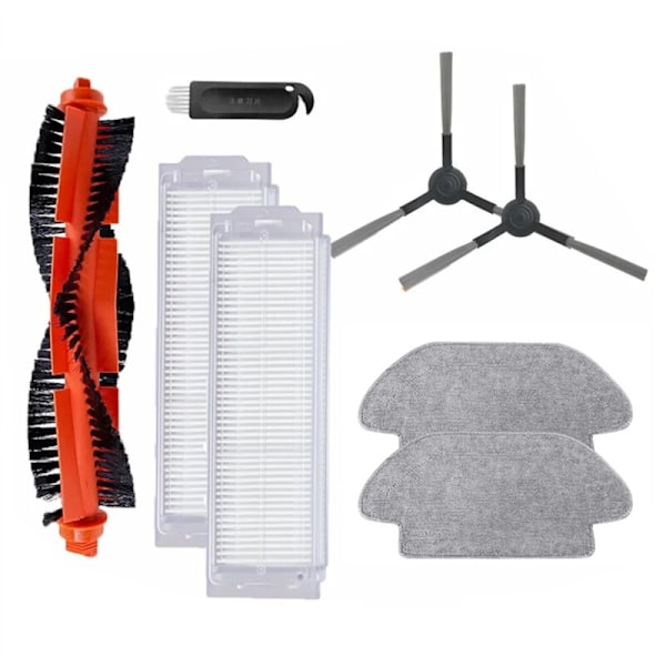 Til MGTEC Twinboth S9 Robotstøvsuger Hovedsidebørste HEPA-filter Mop Klud Udskiftningsdele