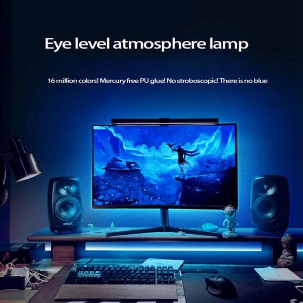 LED-lampor med fjärrkontroll, ej vattentäta, 5050Rgb TV-bakgrundsbelysning USB 5V färgförändrande stämningsbelysning 3 meter
