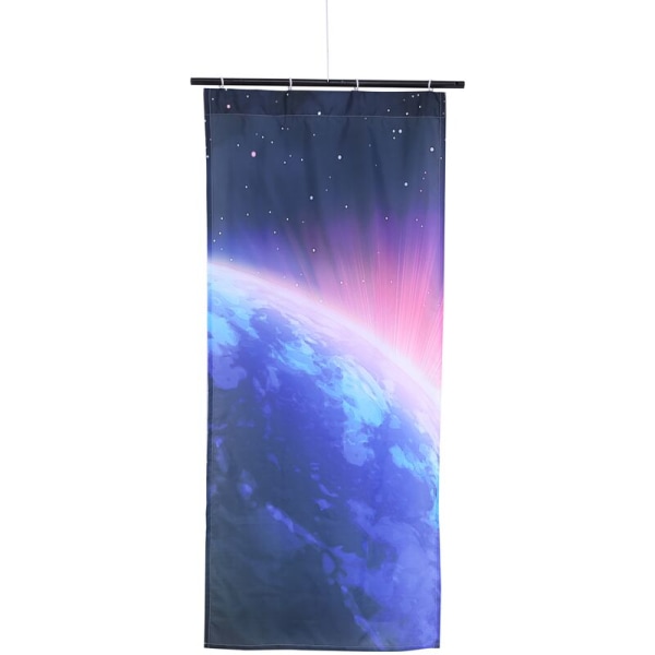 Modern Blackout Curtains for Bedroom Window Curtains for Living Room 85% 3D Shading, Earth Flower Print 160 x 150 cm (H x W)