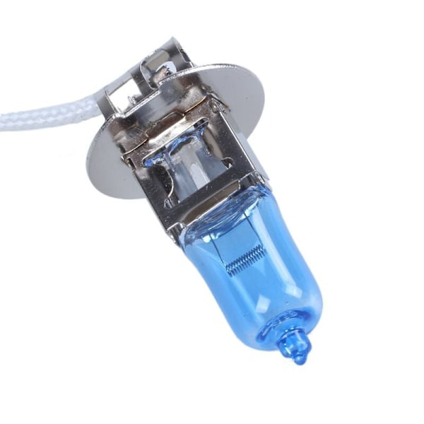 2 stk. DC 12V 55W H3 Super White Halogen Pære Bil Tåge Lampe