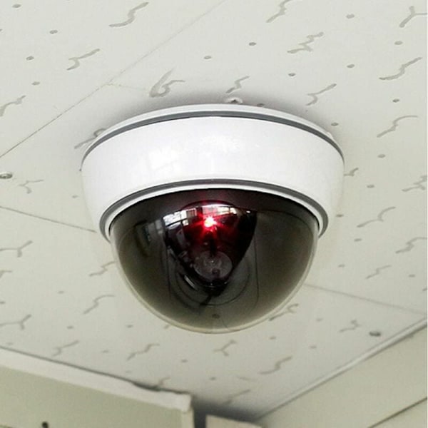 Trådlös Dome Dummykamera - Utomhus Säkerhetssimulering - Realistiskt Utseende - Set om 4