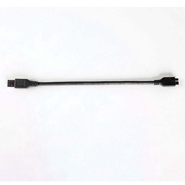 -B Datakaapeli, USB 3.0 Tyyppi A Uros -B Kaapeli Sopii Puhelimille, Kameroille, Kiintolevyille (0,3 Metriä, Musta)
