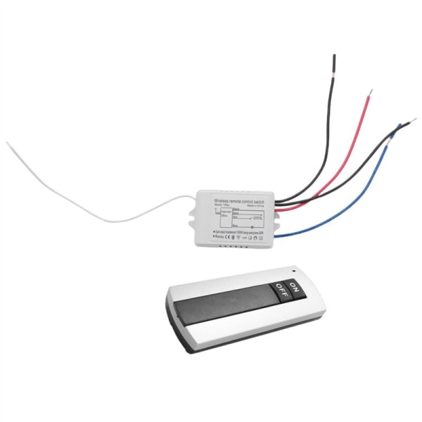 Langaton kaukosäädin kytkin 1-tie päälle/pois 220V digitaalinen kaukosäädin kytkin lampulle ja valolle HT035