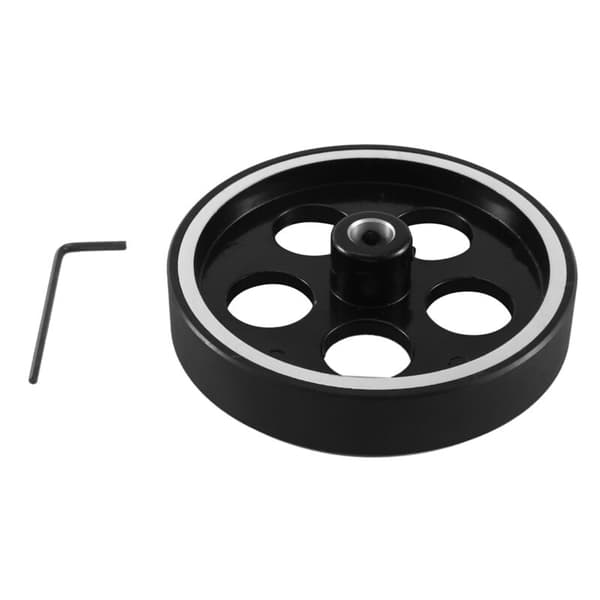 300MmX10MmX18Mm Industriel Aluminium Gummi Måleenkoder Meterhjul til Industriel Enkoder Enkoder