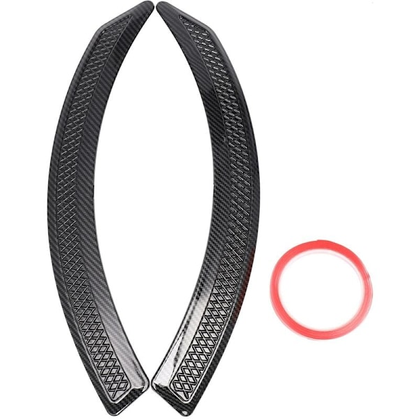 1 par mattsvart bil sidoflygelventilationskåpa trim sidoflygel passar för Ex V3 V5 V6 2009-2014