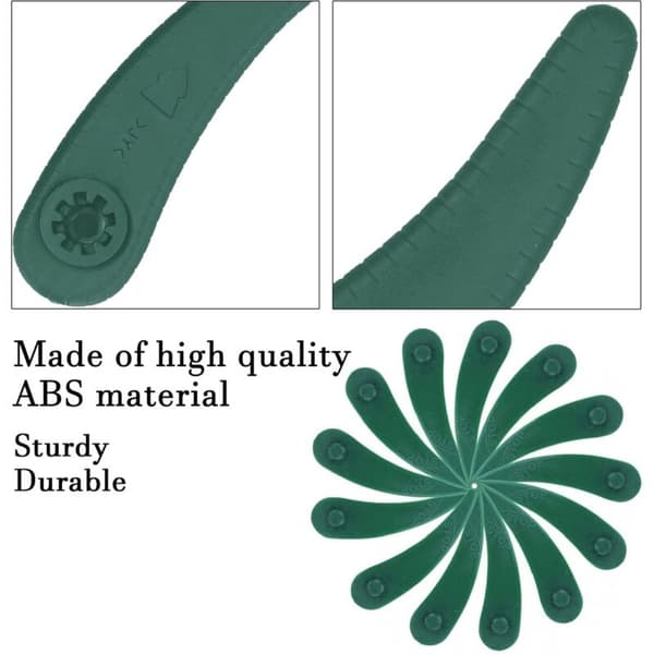 24 stk. reserveplastkniver Trimmerbladkantkutterbladkantkutter Plastkniver Plastbladkantkutter For String Trimmer Blades