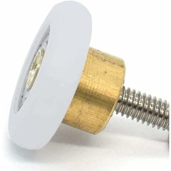 Rullhjul för skjutdörrar, 4 st duschrullar, duschlöpare, rullhjul för skjutdörrar, ersättningshjul för dörrar (20 mm)