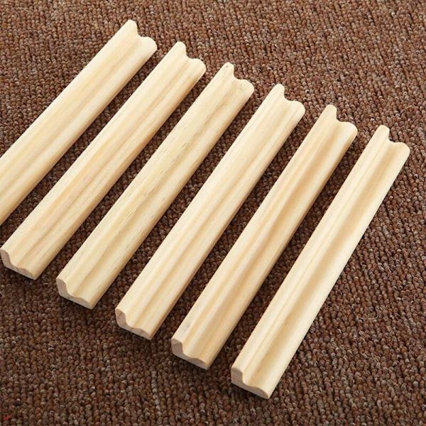 20 kappaleen pakkaus puisia laattatelineitä kirjaintelineille, Scrabble-laattatelineille, täydellinen askarteluun, pelinpidikkeisiin, 19 cm
