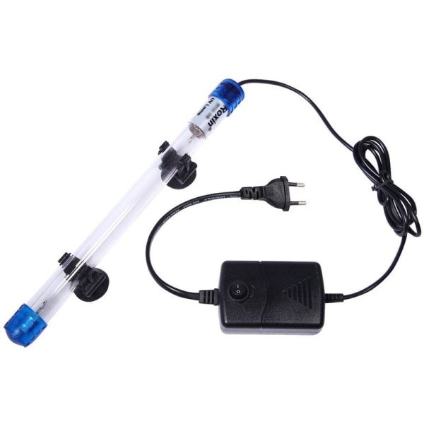 AC110-220V 7W UV sterilisator bakteriedrepende lampe, for akvariefiskeglass