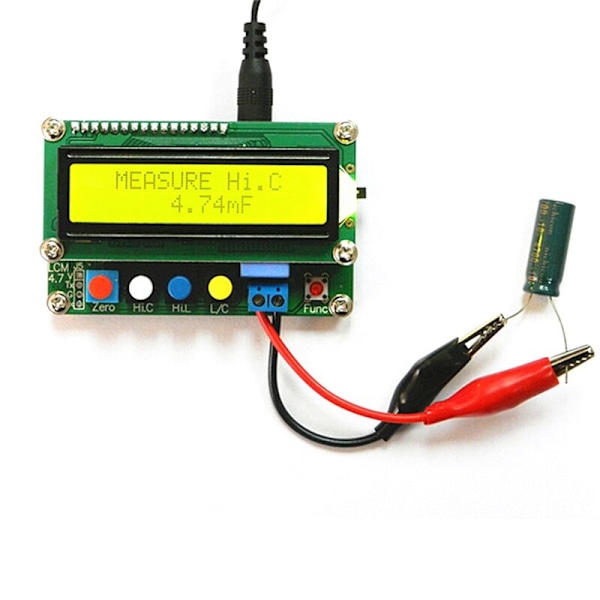 Digital kondensator induktans kapacitans L/C mätare LCD kapacitans mätare testare Mini USB-gränssnitt med USB-kabel