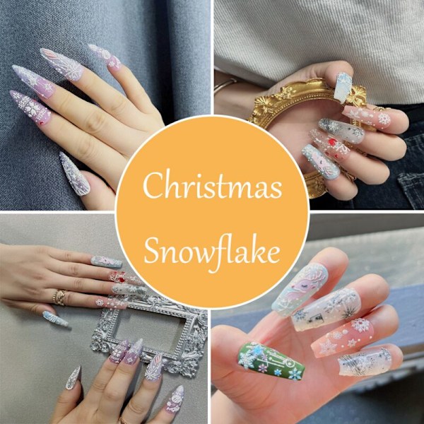 Julnagelstickers, 5D stereoskopiska reliefjulsnaglar