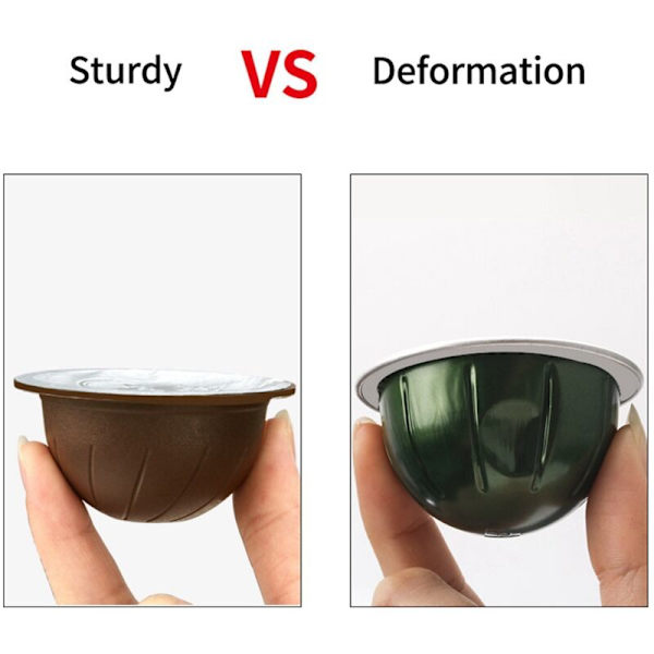 Genanvendelig Kaffe Kapsel Filter til Vertuo Genopladelig Kop Holder med Tamper Sikker Fyldningsring