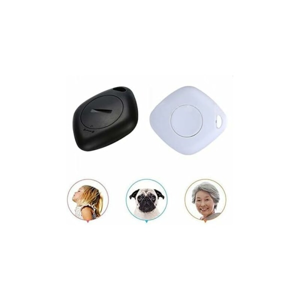 Smart Bluetooth Tracker & Key Finder, Key Finder Device med App, GPS Tracking för Barn, Nycklar, Bagage, APP-kontroll Kompatibel iOS Android, 1 Pack,