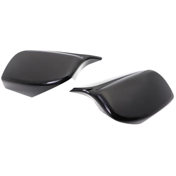 Car Gloss Black Side Mirror Glass Cover Trim Covers Replacement for E60 E61 E63 E64 2003-2010