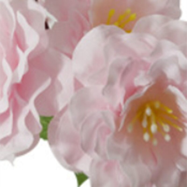 2 stk. Champagne Simulation Kirsebærblomst Vinstok Bryllupsdekoration DIY Flettet Krans Havedekoration