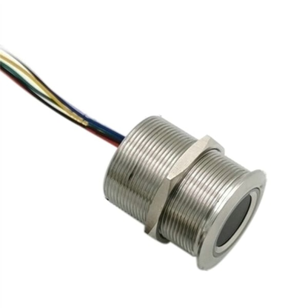 R503 Cirkulär Rund RGB Ring LED Indikator Kontroll DC3.3V MX1.0-6Pin Kapacitiv Fingeravtrycksmodul Sensor Scanner, 32Mm