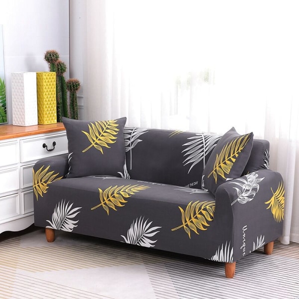 Stretch Sofa Cover Trykt Sofa Cover 2 Sete Sofa Cover Fashion Møbler Cover med Putevar