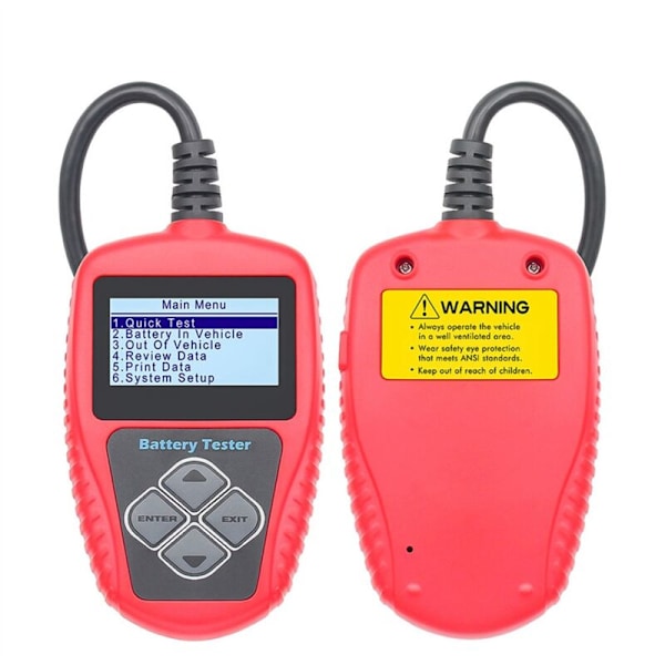 BA101 12V 100-2000 Bilbatteritest Automatisk Laddningsanalysator Detekteringssystem PK KW208 Nordisk Version