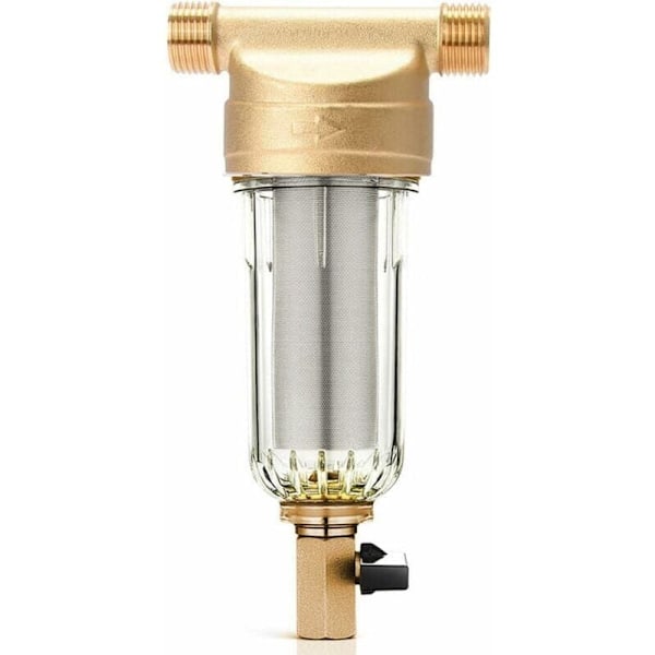 Under Sink Filter - Spin Down Sedimentvattenfilter, Återanvändbart Spin Down Sedimentvattenfilter för Brunnsvattenrör Sedimentfilter (3/4\" Ex