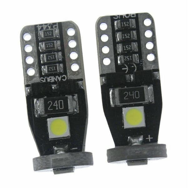 2X Sidoljus Röktonade Linser Med LED för 2016-19 JDM