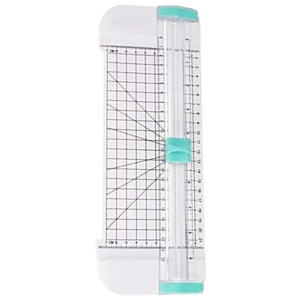 Papirskærer, bærbar papirskærer, 12in papirskærer Scrapbooking-værktøj med sideskala til Kraft-papir, A4 A5 B-papir