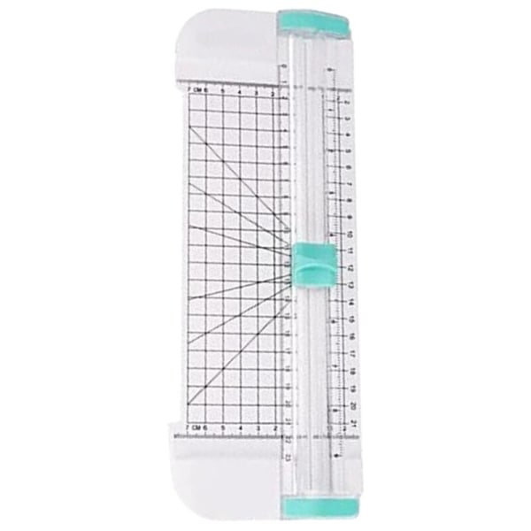 Papperskärare, Bärbar Papperskärare, 12in Papperskärare Scrapbooking Verktyg med Sidolinjal för Kraftpapper, A4 A5 B Papper