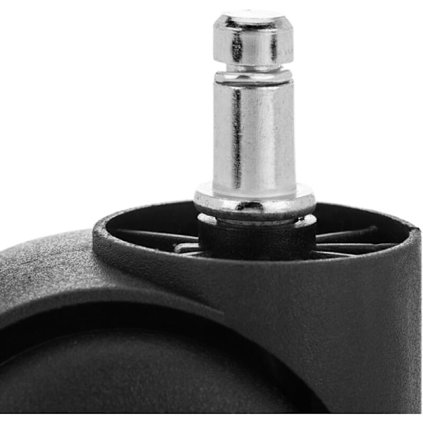 Svingbare hjul i nylon og PVC uten brems 50 mm M10 5-pakning