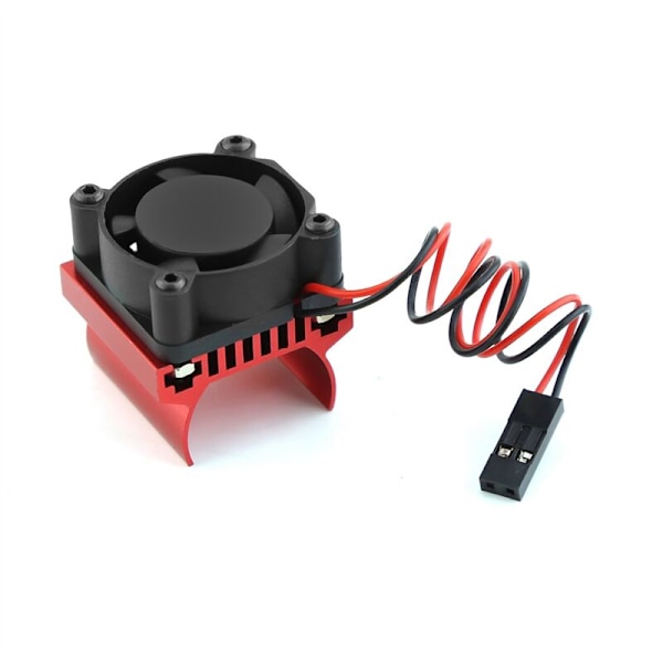 TRX4M 180 moottorin jäähdytystuuletin lämmönsiirrin TRX4 TRX4-M 1/18 RC Crawler -autoon, päivitysosat, punainen