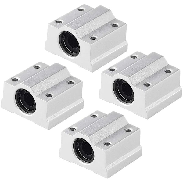 x 500 mm lineaarinen akseli Ø 8 mm Vaakasuora lineaarinen ohjain kuulalaakeri + 4 x SK8-tukia + 4 x SCS8UU-laakerikoteloa