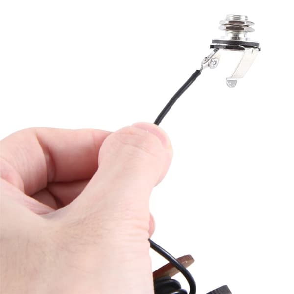 Trä Hål Dia 6.35mm, 3-Strängad Gitarr Pickup, Elektrisk Gitarr Ersättningsdelar