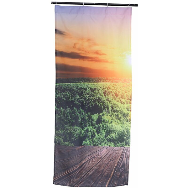 Moderne mørkleggingsgardiner for soveromsvinduer, gardiner for stue, 85 % skyggelegging, 3D, skogsblumemønster, 160 x 150 cm (H x B)