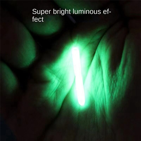 200 stk Fiskeflyte Fluorescerende Stick Lyspinner LED Mørke Pinner Tilbehør 2,2 mm