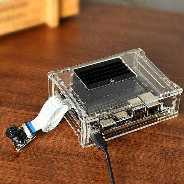 Akrylveske for Nano 2GB Development Kit Development Board Beskyttende Skall