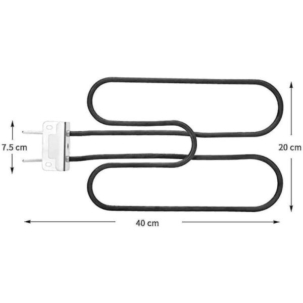 66631 65621 Erstatningsgrillbrennerrør for Weber Q 140/1400 80342 803436 5620