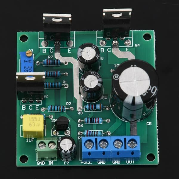DC12V 24V Mini 1969 TIP41C Mono Channel Forstaerker Samlesæt Pure Class A