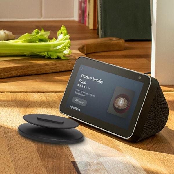 Magnetisk justerbar vinkelhållare för ECHO Show 5 och ECHO Show 8 stativ, svart