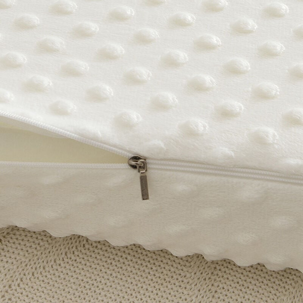 Minnesskumkudde Ortopedisk Kudde Latexfiberkudde Långsam Rebound Mjuk Massagerkudde Cervikal Hälsovård-30X50Cm