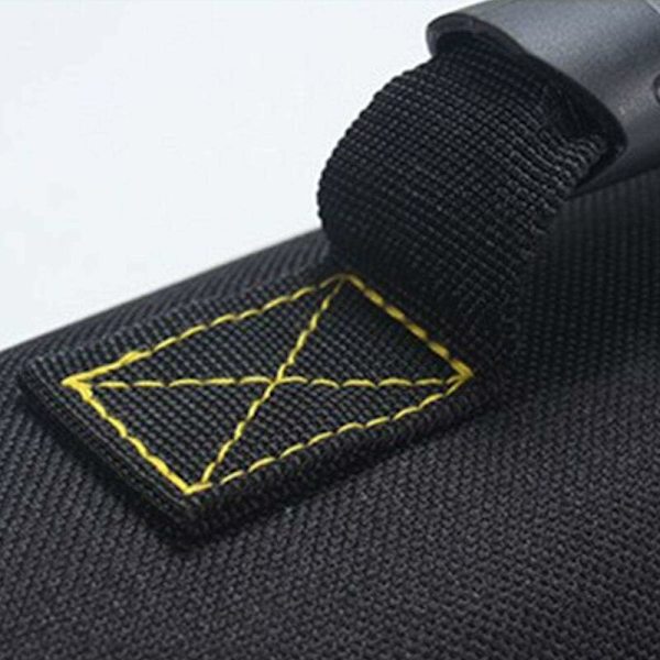 Rullbar 600D Oxford Canvas Verktygsväska med 22 Fack - För Elektriker, Snickare - Röd