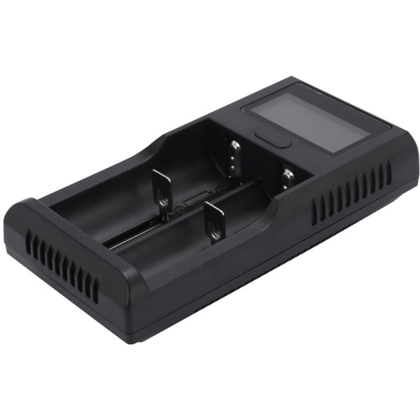 Dobbelt slots LED-skærm batterioplader spændingsdisplay USB smart genopladelig til Aa/Aaa Ni-/Ni-Cd