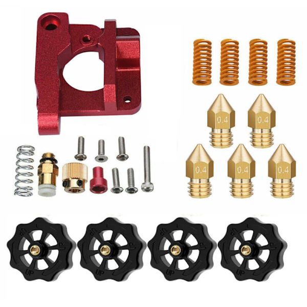 3D-skrivardelar MK8 Extruder Uppgraderingskit Passar för 3 Pro -10 5 (Vänster Kit)