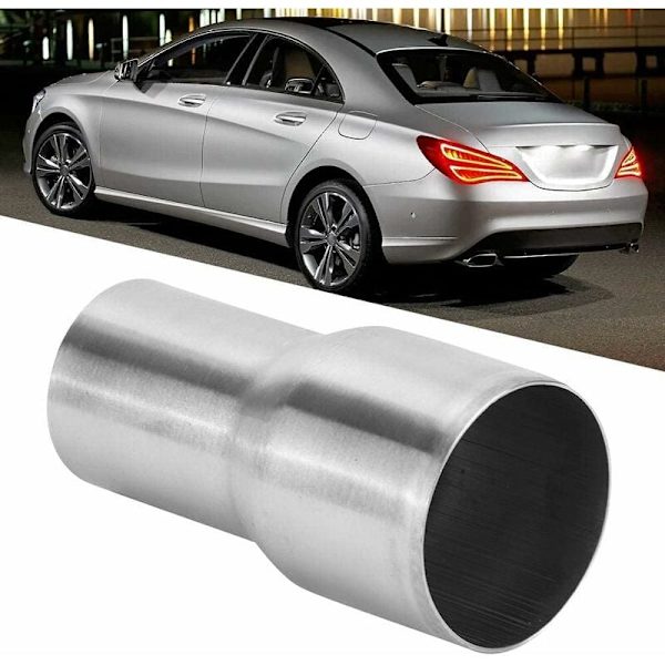 Avgasrör Adapter, Universell Avgasrör i Rostfritt Stål Anslutningsrör Adapter Reducer Modifierad Del, Anslutningsrör Adapter Modifierad Del